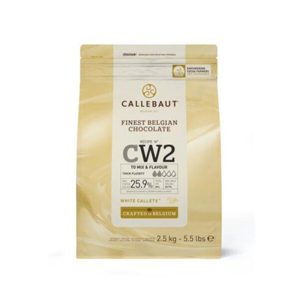Valkosuklaa Callebaut WHITE CALLETS