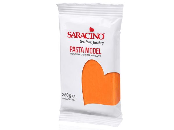 Mallinnusmassa 'SARACINO', oranssi, 250 g.