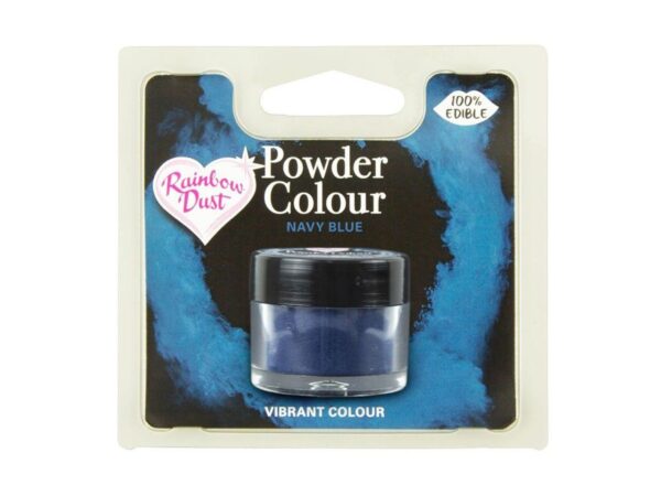 Syötävät jauhemaiset värit Navy Blue, 2 g