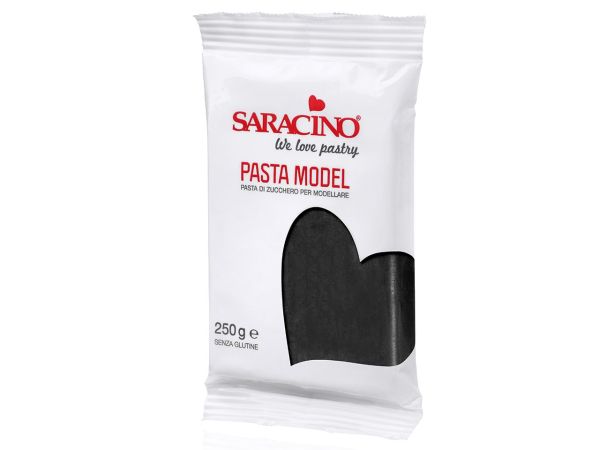 Muovailuvahaa "SARACINO", musta, 250 g.