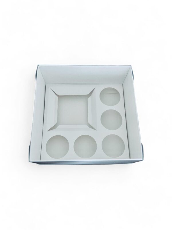 Bento-kakku- ja kuppikakkusettirasia 23x23x10cm, 1 kpl