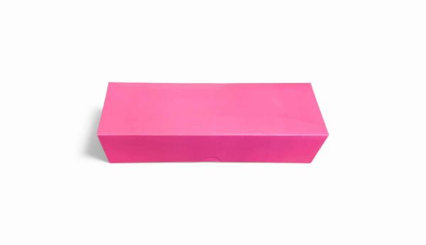 Kiiltävän pinkki macarons-rasia, 1 kpl.
