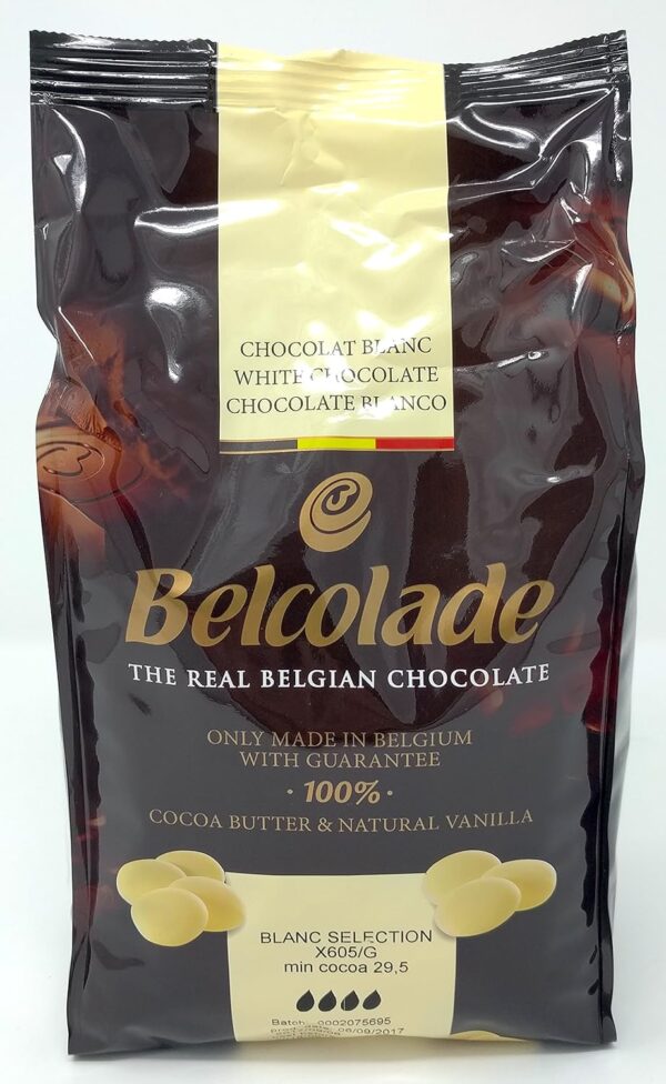 Belcolade-valkosuklaa (31 %), 15 kg