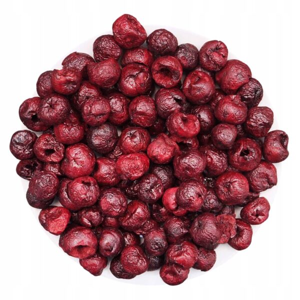 Kuivattuja kirsikoita, 50 g.